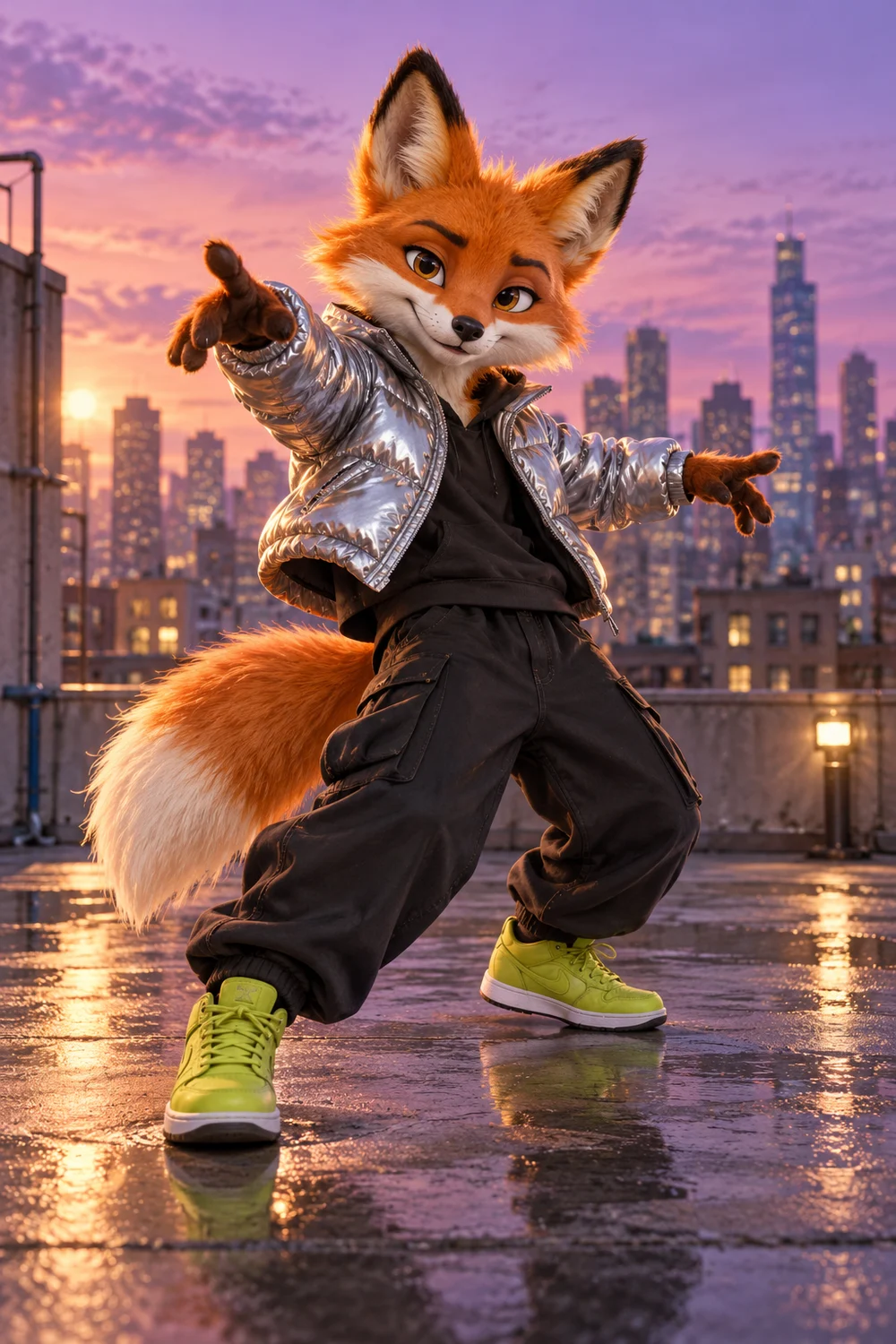 Fox character closeup